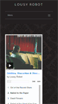 Mobile Screenshot of lousyrobot.com