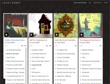 Tablet Screenshot of lousyrobot.com